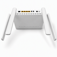 Router Inalámbrico Ai747-X6 con 4 Antenas ONU ONT GPON para Acceso a Banda Ancha FTTH y Solución de Red Doméstica