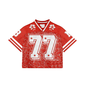 Camiseta de fútbol americano de alta calidad, camiseta sublimada de fútbol americano hecha a medida para hombres y mujeres, OEM personalizado - Product Image 4