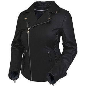Chaquetas de cuero transpirables personalizadas para mujer Chaquetas de cuero cálidas de invierno de estilo callejero para mujer - Product Image 2