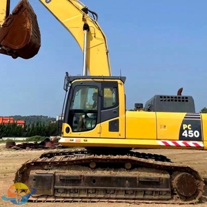 Excavadora de Orugas Grande Usada Komatsu PC450-8 en Venta, de Segunda Mano, Buen Precio, 45 Toneladas de Peso Operativo, Incluye Motor - Product Image 3