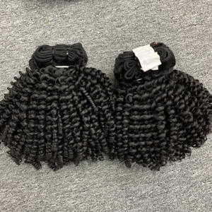 Perruques vierges alignées sur les cuticules les cheveux bouclés profonds vendeurs d'extensions de cheveux en gros birmans bouclés pour les femmes noires - Product Image 5