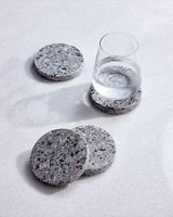 Ensemble de dessous-de-verre en marbre blanc gris hexagonal de qualité supérieure pour les boissons, protection élégante de la table, décoration moderne de la maison, finition de qualité supérieure