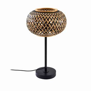 Lampe de table en bambou artisanale offrant un style décoratif unique et un éclairage d'ambiance chaleureux pour les hôtels et les résidences - Product Image 1