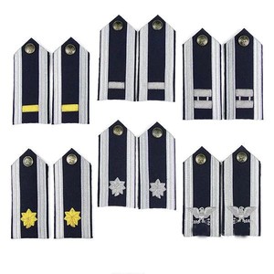 Broderie épaulettes à enfiler OEM rangs personnalisés pour uniforme doux Machine brodée pour épaule Patch qualité supérieure - Product Image 1