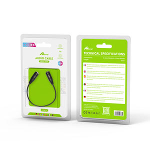 3,5mm hembra 20cm modelo 1500057 negro cobre puro Conductor Compatible XLR RCA AUX micrófono coche Audio - Product Image 1