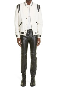 กางเกงหนังแกะแท้สำหรับผู้ชายกางเกงหนังแท้ดีไซน์ใหม่ - Product Image 5