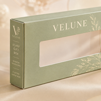 Boîte cadeau pour écharpe de luxe avec logo personnalisé, gaufrage, laminage mat, doublure en éponge, matériaux écologiques recyclés, biodégradables