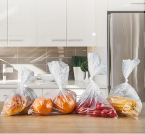 HDPE/LDPE Plastics Clear Poly Food <b>Bags</b> for Fruits, Vegetables, Cheese, Meat. - Product Image 3