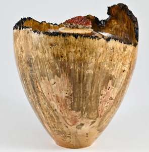 AYAANS Urna de madera de mango más vendida con resinas Resinas de cielo en forma de cereza antigua para suministros funerarios para adultos Producto de mejor clasificación - Product Image 4