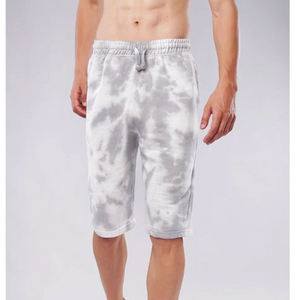 Custom Design Tie Dye <b>Shorts</b> for <b>Men</b> High Waist with Drawstring Two Pockets Summer Breathable Solid <b>Pattern</b> OEM <b>Shorts</b> - Product Image 5