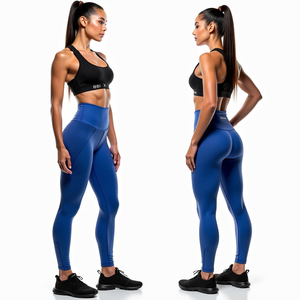Ensemble de yoga d'automne sans couture pour femmes avec soutien-gorge de sport confortable et leggings respirants à motif imprimé - Product Image 6