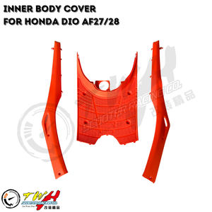 ชุดครอบตัวถังด้านในสีส้ม TWH Super DIO Motorcycle 2728 สำหรับรถฮอนด้า - Product Image 2