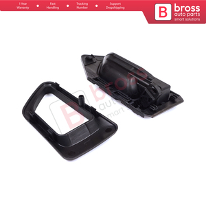 Ouvre-poignée de porte intérieur avant gauche BDP1447-1 noir pour Berlingo MK1 1996-2011 Partner MK1 1996-2015 914394 Bross Auto Parts - Product Image 3