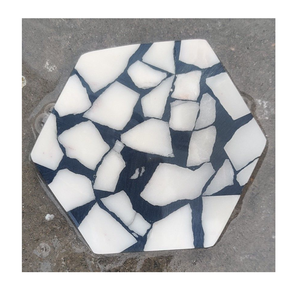 Sous-verres en marbre résistant à la chaleur, vente chaude 2023, nouveau design décoratif, sous-verres pour tasses à thé avec support à prix abordable - Product Image 3