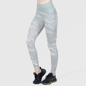 Leggings unis pour femmes |   Pantalons de sport personnalisés pour la gym, le yoga et le fitness |   Fabricant de vêtements de sport de haute qualité respirant en élasthanne/nylon OEM/ODM - Product Image 2