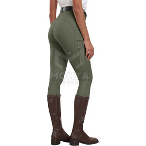 Pantalones de Montar para Mujer Hechos en Pakistán, Venta al Por Mayor, Alta Calidad, Duraderos, Spandex/Poliéster, Ligeros y Transpirables - Product Image 2