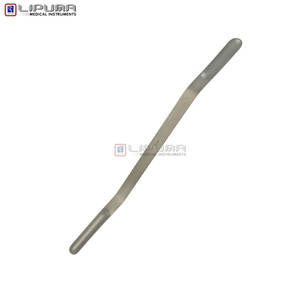 Espátulas Punta convexa 7mm y 9mm Instrumento quirúrgico de doble extremo Herramienta neuroquirúrgica de acero inoxidable de alta calidad Instrumento médico - Product Image 4