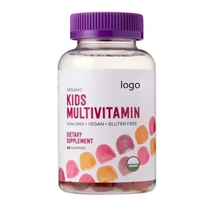 Multi-vitamines organiques pures pour adultes et enfants, gommes, nutrition, premier complexe minéral, supplément de vitamines
