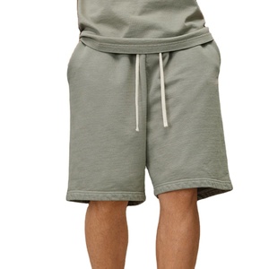 Vente en gros personnalisée 100% coton French Terry Heavyweight Summer Casual Shorts Logo personnalisé Gym Wear Cosy Sweats Shorts pour hommes - Product Image 1