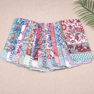 Ensemble de bandanas écologiques faits à la main, lot de 20, tendance, unisexe, en coton biologique, carré, idée cadeau - Product Image 2