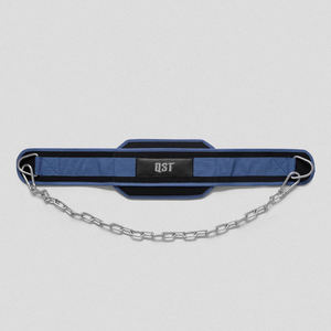 Nouvelle ceinture de trempage en nylon QST pour la musculation avec chaîne robuste Logo personnalisé Ceinture de trempage durable d'haltérophilie et de dynamophilie - Product Image 2
