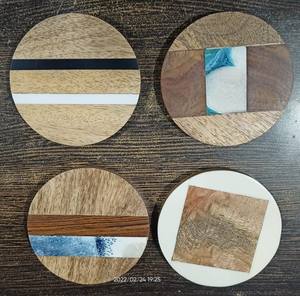 Hotel, Home or Restaurant Dinner Table Top Decoration <b>Coaster</b> Set Rounded Shape Standard Quality <b>Tea</b> <b>Coaster</b> - Product Image 3