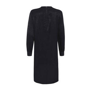 <b>Black</b> Viscose Evening Tunic with Bow Tie Neck Detail - Product Image 3
