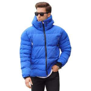 2024 personalizado invierno burbuja abajo ropa deportiva puffer alta calidad brillante puffer hombres con logotipo - Product Image 2