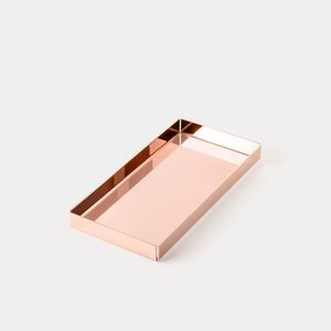 Plateau de service en métal de qualité supérieure avec surface polie élégante idéale pour servir de la nourriture et des boissons lors d'événements et d'occasions formels - Product Image 4