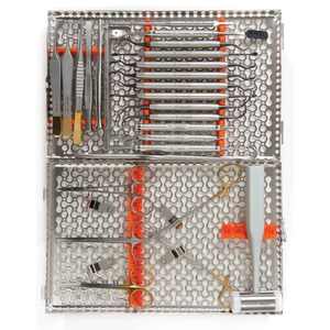 Kit de Cirugía de Implantes Dentales de Marca, Juego de Instrumentos Profesionales de Acero Inoxidable de Grado Quirúrgico, Autoclavable, Reutilizable de Alta Calidad - Product Image 1