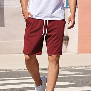 Venta al por mayor OEM logotipo personalizable sublimado 100% poliéster transpirable secado rápido hombre deportes shortsDDP envío - Product Image 2