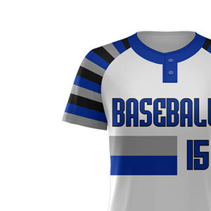 เสื้อเจอร์ซีย์เบสบอลสำหรับผู้ชายเสื้อยูนิฟอร์มแบบไม่มีลวดลายเสื้อทีมออกแบบโลโก้ได้ตามต้องการ - Product Image 6