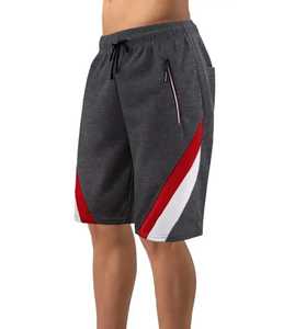 Short en molleton de sport en coton vierge solide pour hommes avec logo personnalisé vente en gros de shorts en polaire décontractés pour la course à pied d'été pour hommes - Product Image 6