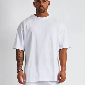 เสื้อยืดผ้าฝ้าย100% แขนสั้นสำหรับผู้ชายเสื้อโอเวอร์ไซส์ไซส์ซักวินเทจสำหรับ230gsm โลโก้ออกแบบได้ตามต้องการ - Product Image 2