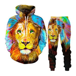 ชุดวอร์มเข้ารูปสำหรับผู้ชายเสื้อวอร์มเข้ารูปพิมพ์ลายพรางผ้าฝ้ายโพลีเอสเตอร์ออกแบบโลโก้ได้ตามต้องการ - Product Image 6