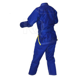 Uniforme de Jiu-Jitsu avancé 100% coton, léger, respirant, coupe confortable, tissu résistant, parfait pour l'entraînement aux arts martiaux - Product Image 4