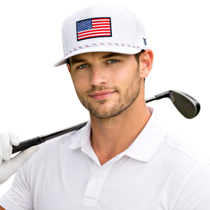 Gorras Deportivas de Golf, Impermeables, con Orificios Perforados con Láser, Visera Plana, Gorras de Béisbol, Logotipo Personalizado de PVC, Goma o Bordado - Product Image 1