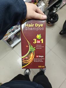 Crème colorante pour cheveux noire 3 en 1, permanente, naturelle, coloration instantanée des cheveux, sans ammoniaque, couverture facile des cheveux gris, couleur longue durée - Product Image 3