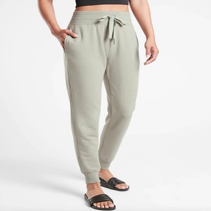Pantalon de survêtement en polyester et coton 300 g/m² Pantalon de jogging à séchage rapide pour femme Joggers d'hiver pour femme Joggers durables pour fille - Product Image 5