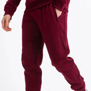 Top Selling Durable Material High Quality Winter Casual Solid 100% Cotton Men <b>Sweat</b> Suits <b>Sets</b> Quick Dry Lightweight Breathable - Product Image 3