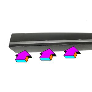 Moulure de porte avant droite Renault Clio Série IV 801865598R (12>19) - Product Image 6