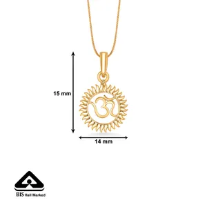 สร้อยคอจี้ทองคำรูปพระพุทธรูปสำหรับผู้หญิง - Product Image 5