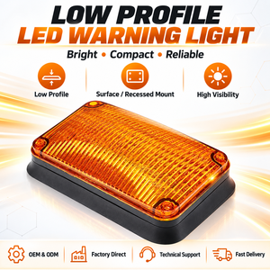 Luz de Advertencia LED Senken de Perfil Bajo, Luz Intermitente Lateral para Ambulancia, Vehículo de Rescate de Emergencia - Product Image 3