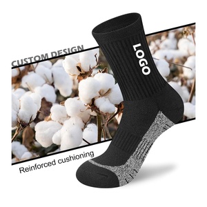 Custom <b>Black</b> Crew Sport <b>Socks</b> With Logo Heat Transfer Printing Breathable Knitted Men's Athletic <b>Socks</b> Summer Use - Product Image 2