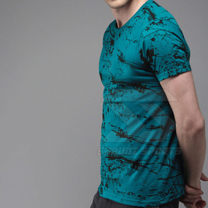 T-shirt de sublimation pour homme, prix de gros, vente chaude, logo personnalisé, design personnalisé, respirant, nouveau style, t-shirt de sublimation pour homme - Product Image 2