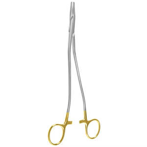 Pinza Portaagujas Médica de 8 Pulgadas, Acero Curvado, Pinzas Quirúrgicas Alemanas, Cirugía General, Certificación CE, 1 Año de Garantía - Product Image 6