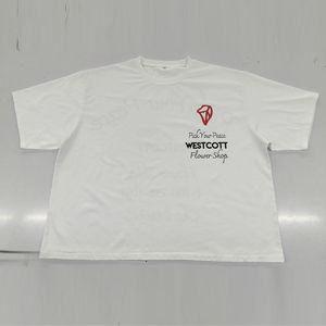 Camiseta Personalizada al por Mayor para Hombre, Diseño Vintage de Marca de Lujo, Camiseta de Alta Calidad, Informal, con Estampado Gráfico, Estilo Hip Hop, de Algodón - Product Image 2