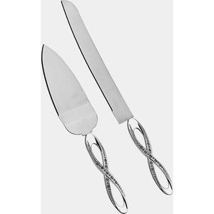 High Quality Stainless Steel Cake Serving Set with Amazing Matte Color Thick <b>Long</b> Handle Spatula and Decorative <b>Knife</b> - Product Image 4