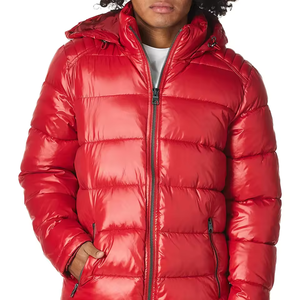 Veste matelassée personnalisée pour homme, coupe-vent, respirante, à capuche, épaisse, pour l'hiver, service de personnalisation OEM - Product Image 1