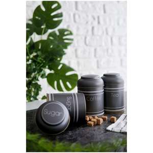 Ensemble de boîtes métalliques Dia 90x100mm (lot de 3) avec couvercles dôme Design argenté argenté - Product Image 1